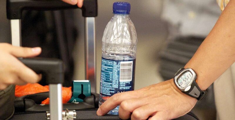 can you bring frozen water through airport security