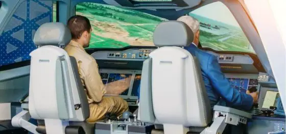 flight simulator for pilots