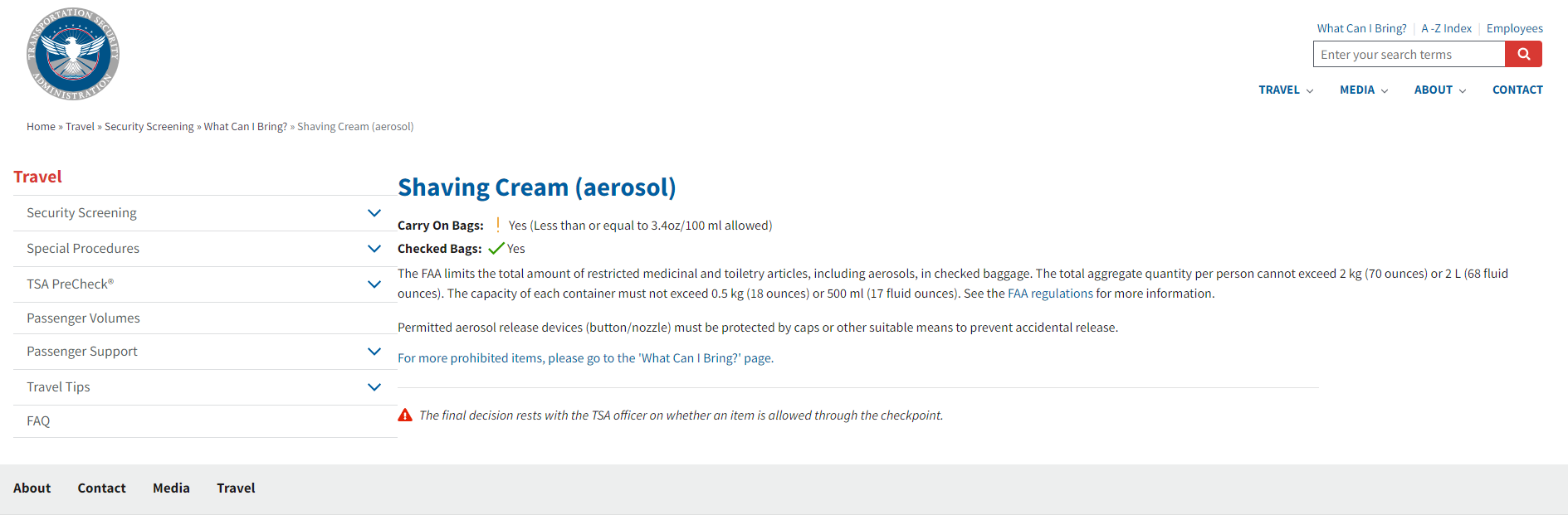 Travel Queries Can I Take Shaving Cream In My CarryOn? What We Love