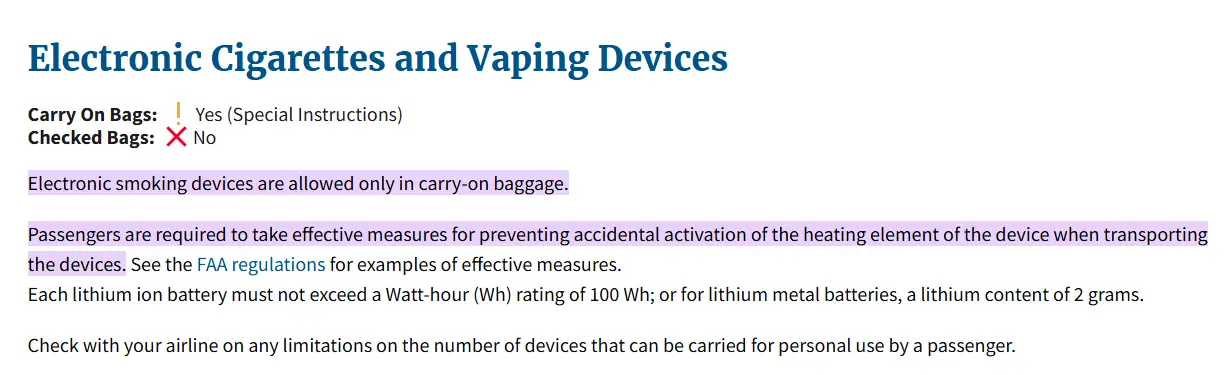 can you bring a stiiizy on a plane TSA